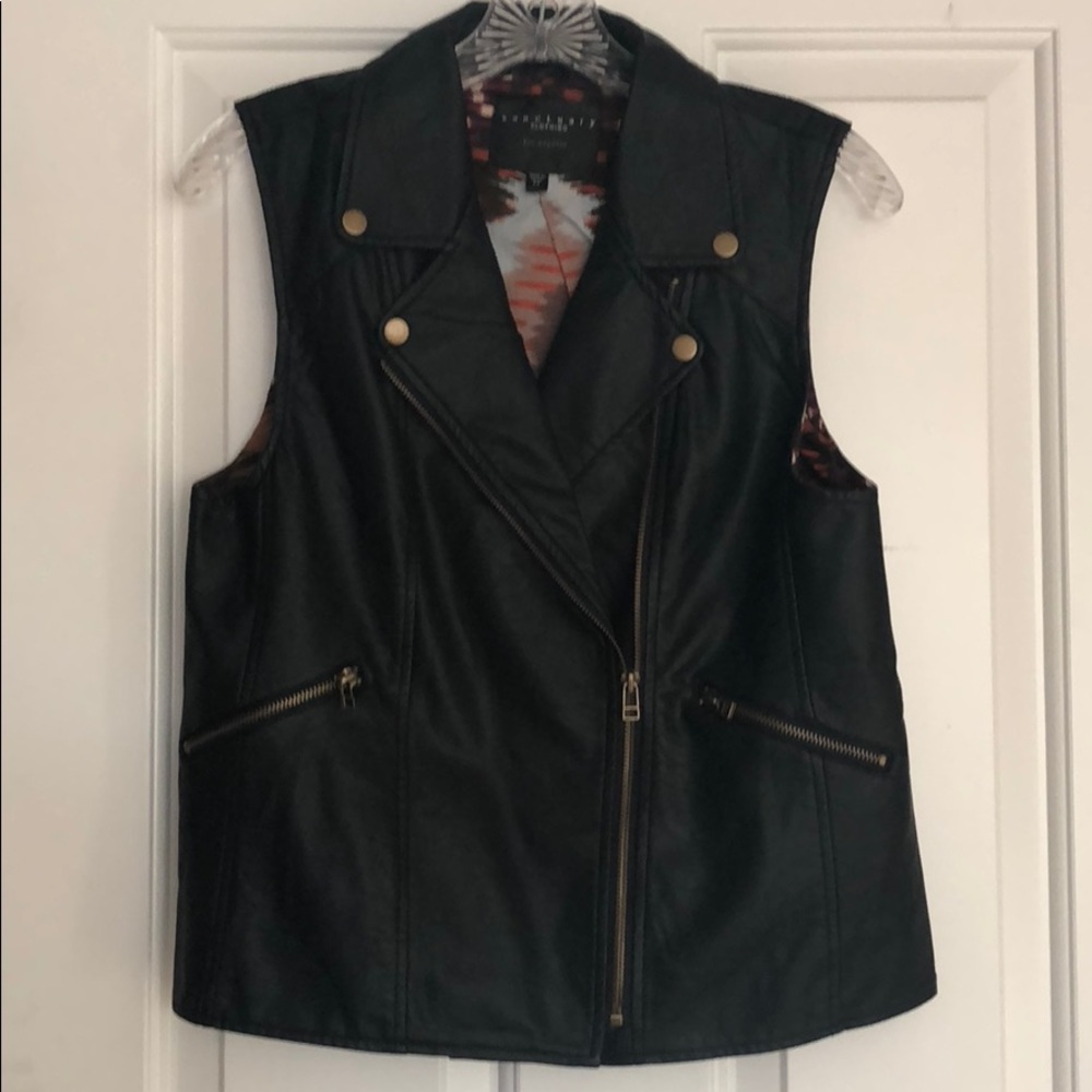 Sanctuary leather vest